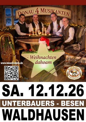 DONAU 4 MUSIKANTEN  |  Auf Weihnachtstour im Besen